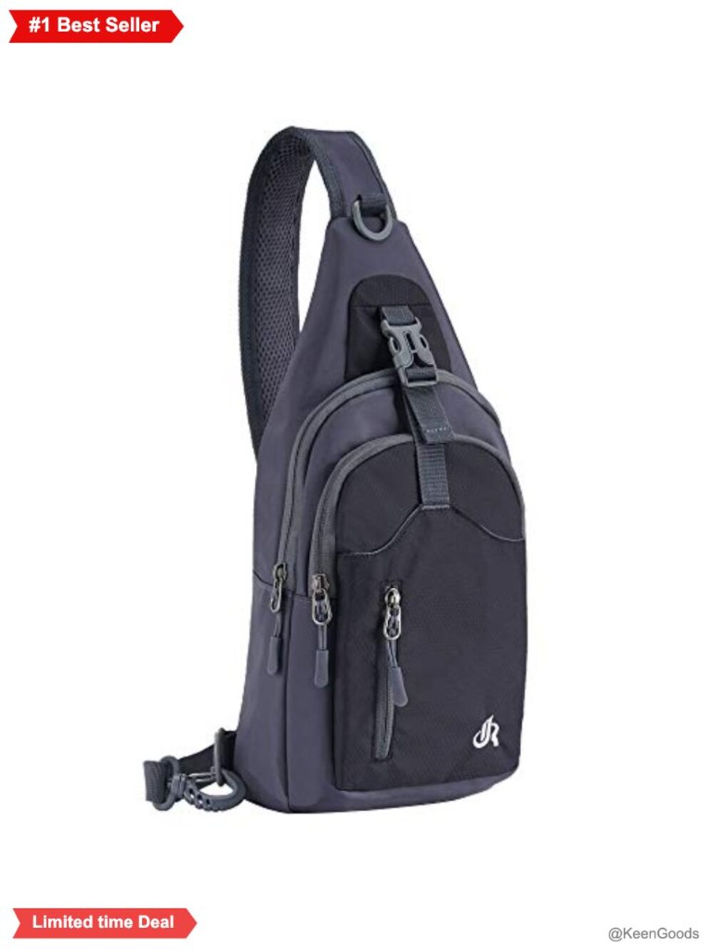 Lightweight Nylon Sling Backpack Crossbody Bag Small Hiking Travel